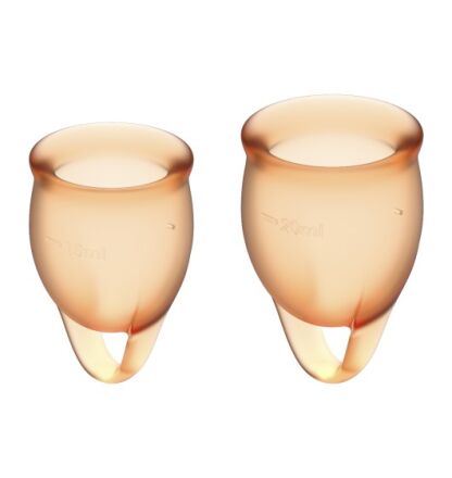 Kubeczki Menstruacyjne Feel Confident Menstrual Cup Set Satisfyer