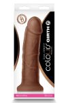 Dildo Dual Density Girth Brown NS Novelties - 3