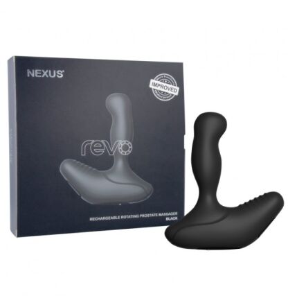 Revo New Black Rotacyjny Masażer Prostaty Czarny Nexus