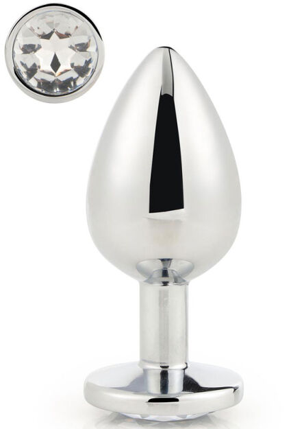 Korek Analny Gleaming Love Silver Plug Large Dreamtoys