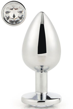 Korek Analny Gleaming Love Silver Plug Large Dreamtoys