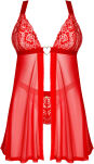 Komplet Bielizny Babydoll + Stringi Elianes Xs/S Obsessive - 5