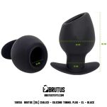 Tunel analny Chalice Silicone Tunnel Plug Black XL Brutus - 6