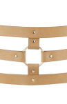 Pas na talię Maze Wide Belt Brown Bijoux Indiscrets - 3