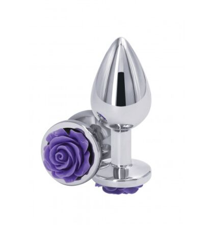 NS Novelties Rose Buttplug Medium Purple