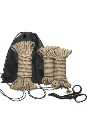 Bind & Tie Initiation Kit 5 Piece Hemp Rope Zestaw Do Wiązania Kink by DocJohnson