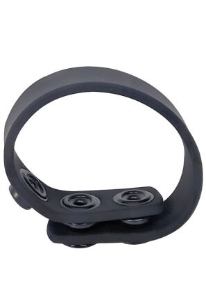 Regulowany pierścień erekcyjny 3 Snap Silicone Cock Strap Brutus