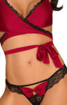 Sensuelia 2-pcs set Komplet Czerwony - 4