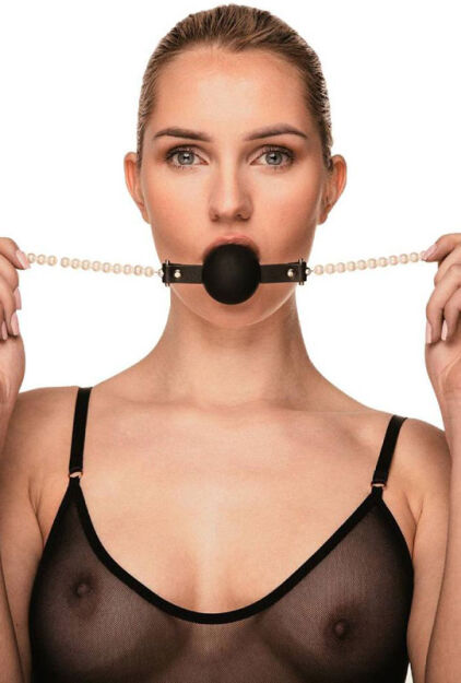 Knebel BDSM Majestic Pearl Mouthgag Guilty Pleasure