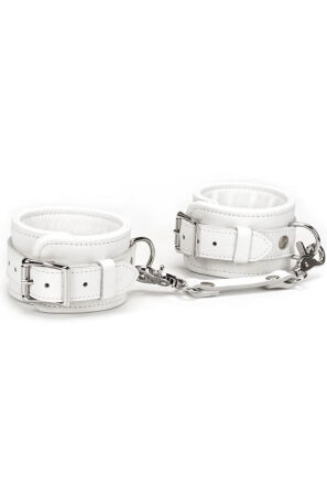 Kajdanki Fuji White Ankle Cuffs Liebe Seele