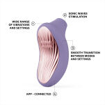 Stymulator łechtaczki sterowany aplikacją Sona 3 Violet Dusk LELO - 8