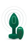 Korek analny Vibrating Jewel Plug M/L Emerald Green b-Vibe - 2