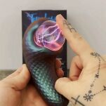 Enchanted Serpent Mystical Plasma Globe Dark Millenia Blush - 8