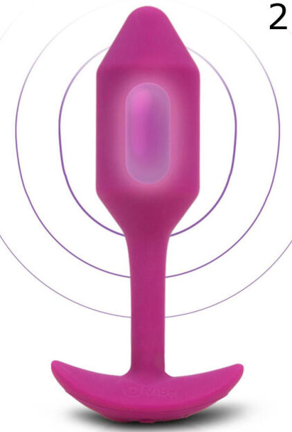 Korek analny Vibrating Snug Plug 2 Rose b-Vibe