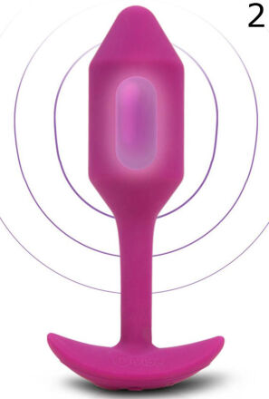 Korek analny Vibrating Snug Plug 2 Rose b-Vibe