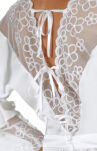 Federica white szlafrok+ majtki - Rozmiar S/M - 2