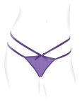 Bielizna z wibratorem Petite Panty Thrill-Her Purple Fantasy For Her - 5