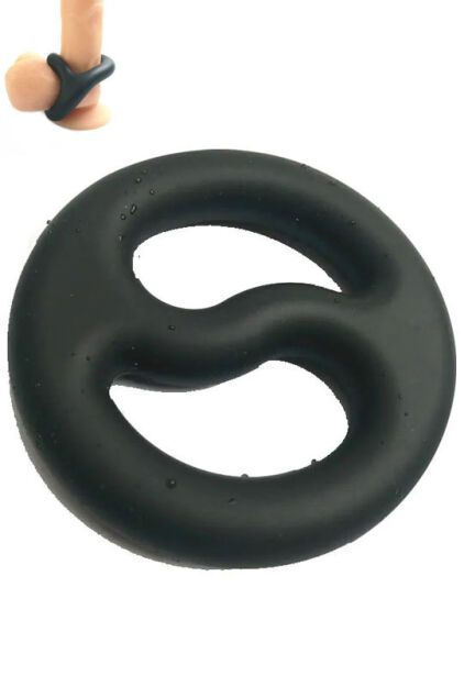 Pierścień erekcyjny Yin-Yang Cock And Ball Duo Ring Brutus