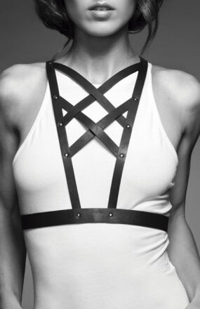 Uprząż Maze Net Cleavage Harness Black Bijoux Indiscrets