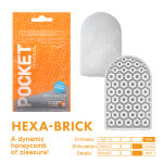 Masturbator Pocket Stroker Hexa-Brick Tenga - 3