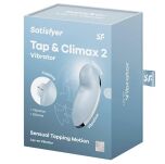 Stymulator łechtaczki Tap & Climax 2 blue Satisfyer - 2