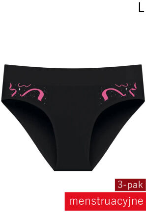3pak bielizna menstruacyjna Intimina Bloom Menstrual Panties L