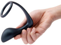 Korek analny z pierścieniem Ringer Cock Ring & Plug b-Vibe - 4