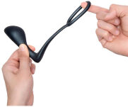 Korek analny z pierścieniem Ringer Cock Ring & Plug b-Vibe - 5