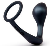 Korek analny z pierścieniem Ringer Cock Ring & Plug b-Vibe - 2