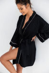 Evita Black Szlafrok czarny - 4