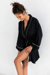 Evita Black Szlafrok czarny - 7