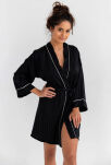 Evita Black Szlafrok czarny - 6