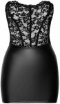 Sukienka F300 Solace Lace Up Corset Mini Dress S Noir Handmade - 8