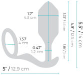 Korek analny Vibrating Snug & Tug Xl Black b-Vibe - 6
