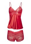 Efia Komplet nocny czerwony - 5