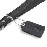 Krótka smycz Short Leather Bondage Leash Black Brutus - 3