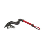 Pejcz Kinbaku Ukiyoe Red Rosy Leather Flogger Whip Liebe Seele - 2
