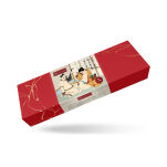 Pejcz Kinbaku Ukiyoe Red Rosy Leather Flogger Whip Liebe Seele - 7