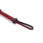 Pejcz Kinbaku Ukiyoe Red Rosy Leather Flogger Whip Liebe Seele - 3