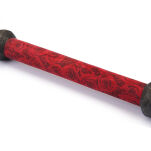 Pejcz Kinbaku Ukiyoe Red Rosy Leather Flogger Whip Liebe Seele - 4