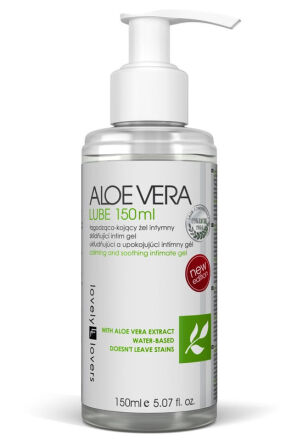 Kojący Lubrykant Wodny Z Aloesem Aloe Vera Lube 150 Ml Lovely Lovers