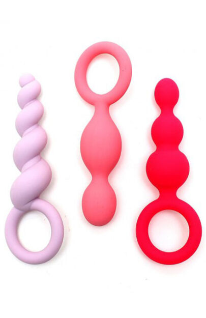 Zestaw Korków Analnych Booty Call Colored Satisfyer
