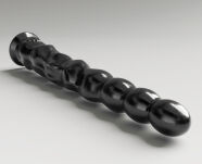Dildo Steroid ABS08 En-Garde 41 x 5cm All Black - 3
