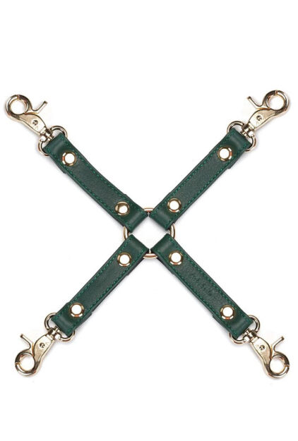 Uprząż Bondage Mossy Chic Leather Hogtie Liebe Seele