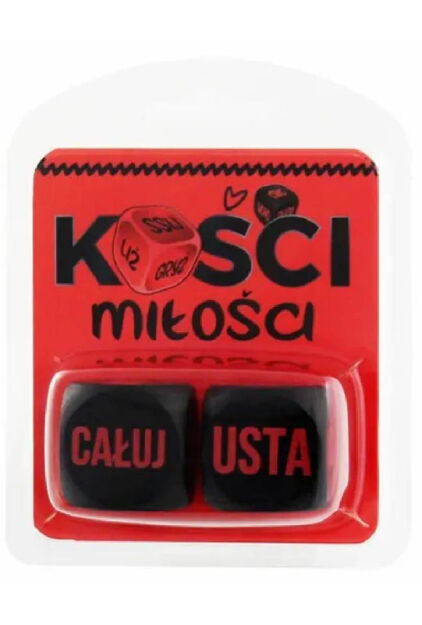 Kości miłości czerwono-czarne Grammi