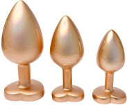 Zestaw Korków Gleaming Love Pearl Gold Plug Set Dreamtoys - 2