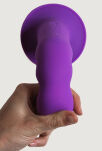 Wibrujące Dildo Premium Hitsens 3 Vibe Purple Adrien Lastic - 2