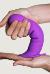 Wibrujące Dildo Premium Hitsens 3 Vibe Purple Adrien Lastic - 3