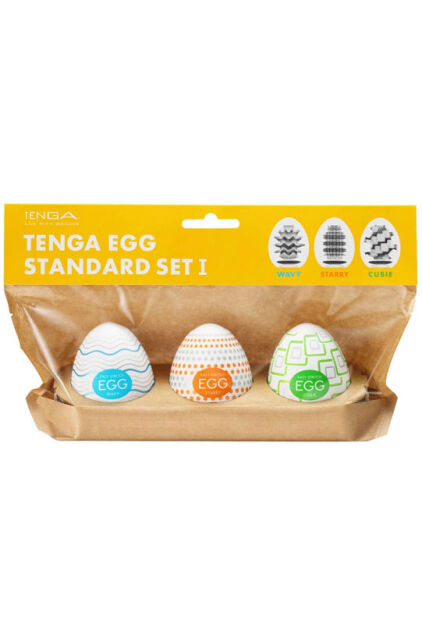 Zestaw 3 masturbatorów Egg Standard 3 Pack 1 Tenga