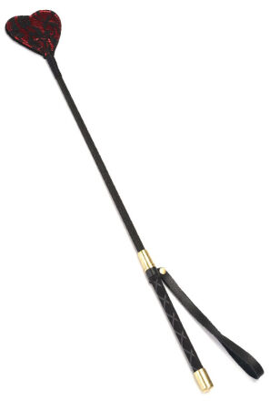 Szpicruta Victorian Garden Lace & Velvet Riding Crop Liebe Seele